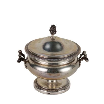 Azucarero de plata Fabricación Pampaloni Florencia