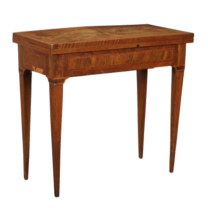 Table à Jeu Ancienne Louis XVI Italie du XVIIIe Siècle