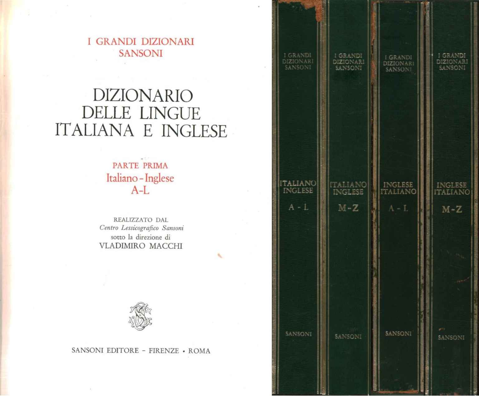Dizionario delle lingue italiana e ingle