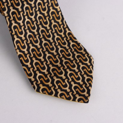 Gucci Vintage Spurs Horse Riding Tie