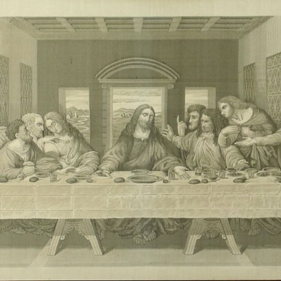 art, Italian art, twentieth century Italian painting, Last Supper by Leonardo