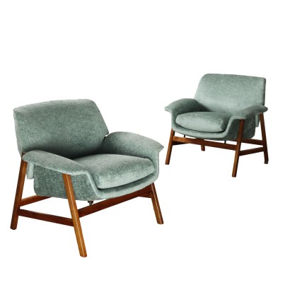 Dos sillones '849' de Gianfranco Frattini para Cassina