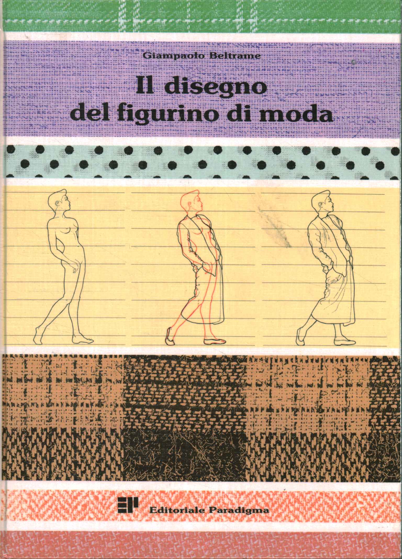 The drawing of the fashion sketch