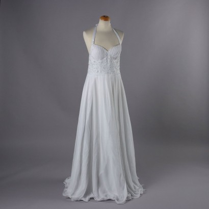 Vestido de novia de encaje y imperio de InterTex