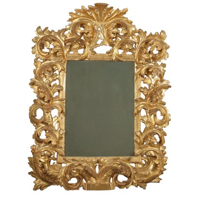 Ancient Baroque Mirror Italy Early XVIII Century