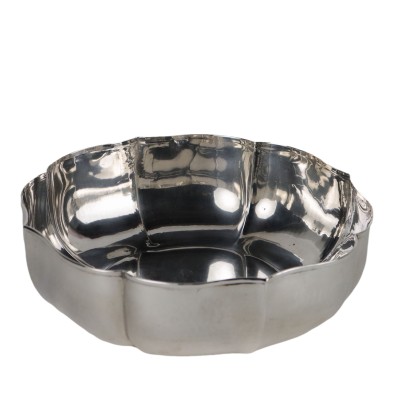 Centre de Table Ancien Ma. Padue '900 Argent avec Bordure