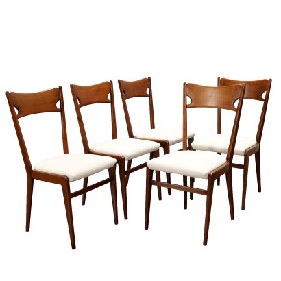 Cinco sillas de los años 50 0apóstrop
