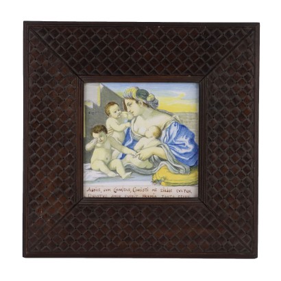 Piastrella in Maiolica Fedele Cappelletti