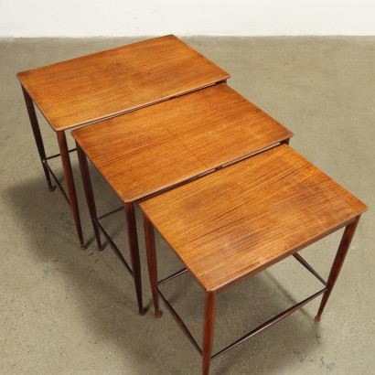 Trío de mesas de centro de los años 50
