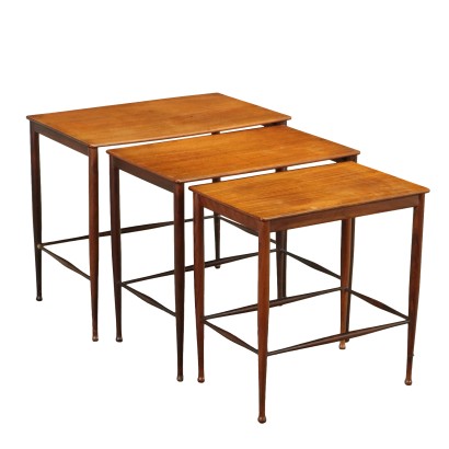 Trio de tables basses années 1950