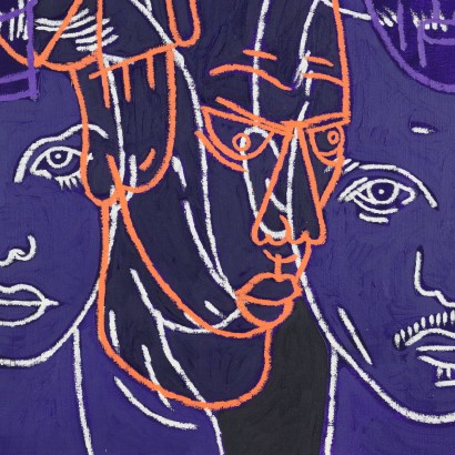 Peinture de Concetto Pozzati