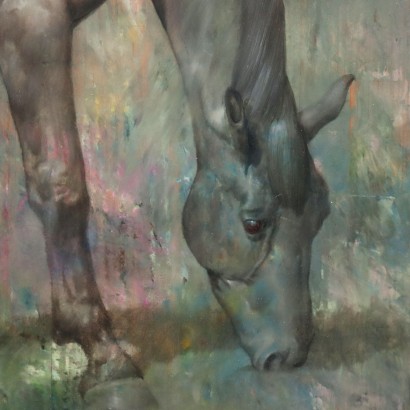 Painting by Maurizio Goracci,Female figure on horseback,Maurizio Goracci,Maurizio Goracci,Maurizio Goracci,Maurizio Goracci,Maurizio Goracci