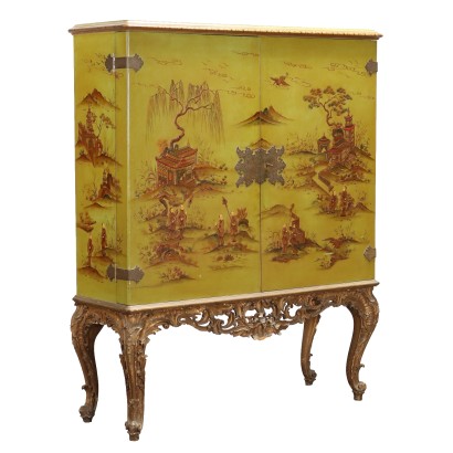 Mobile Bar in Stile Chinoiserie