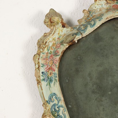Barocchetto lacquered mirror