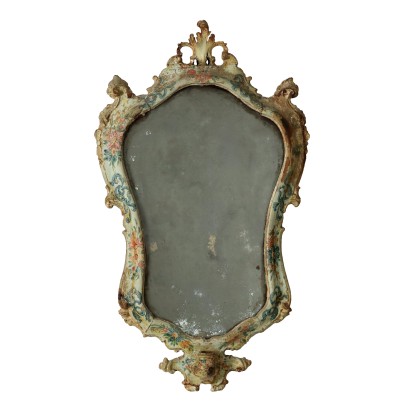 Barocchetto lacquered mirror