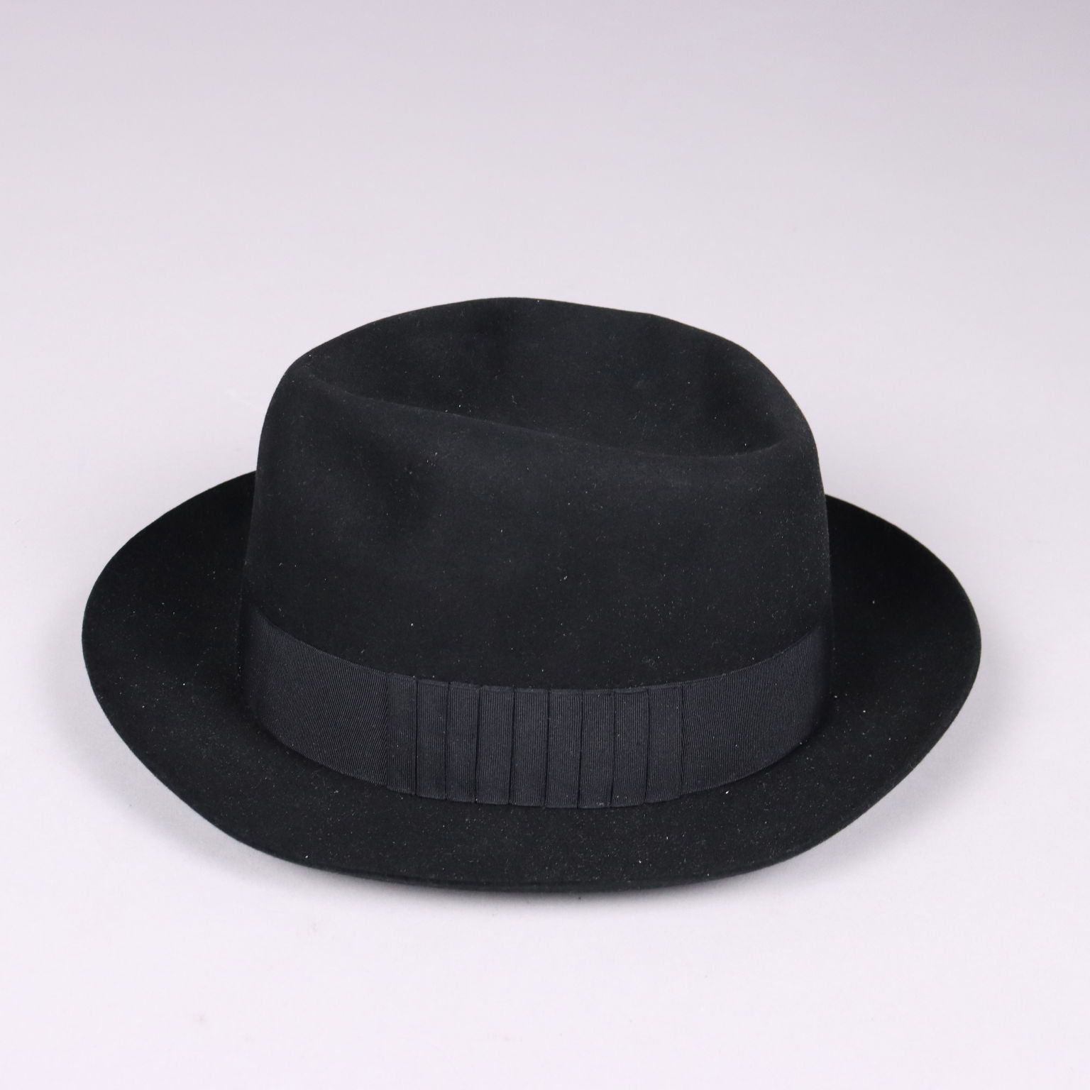 Vintage Barbisio Hat UK Size 7 Milan Black Felt