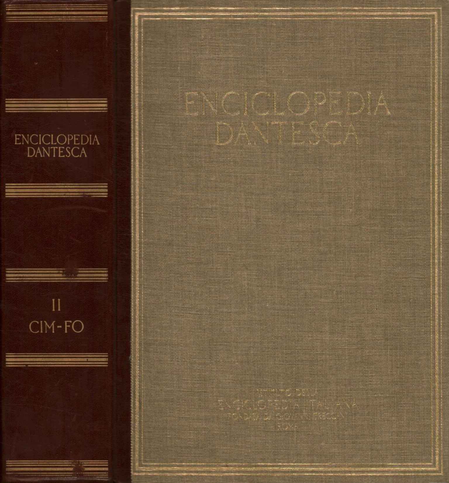 Dante's encyclopedia. CIM-FO (Volume II)