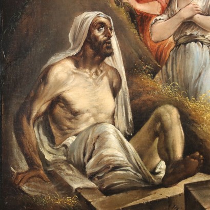 Painting with the Raising of Lazarus