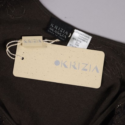 Vestido Krizia vintage de cachemira y seda