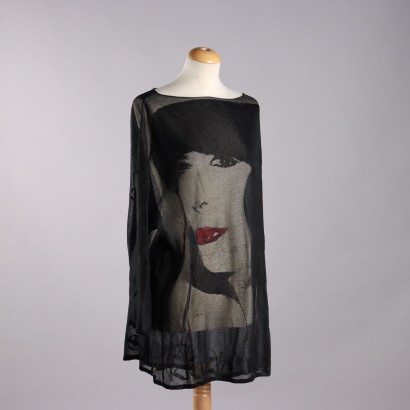 Vintage Pullover von Krizia der 90er Jahre Viskosa Pop Art