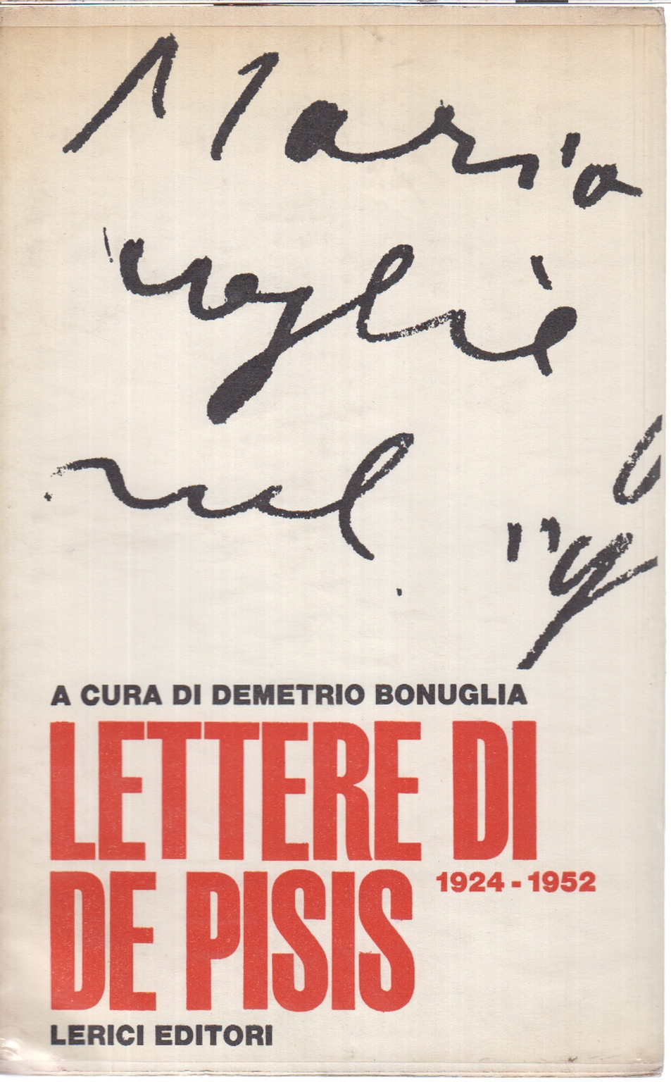 Briefe von De Pisis 1924-1952