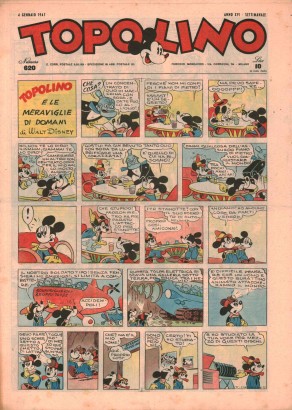 Topolino giornale 1947. Annata completa (51 Volumi)