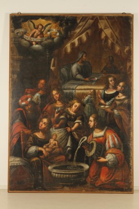 arte, pinturas, pintura 500, nacimiento de la Virgen