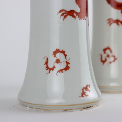 Coppia di Vasi in Porcellana di Meisse
