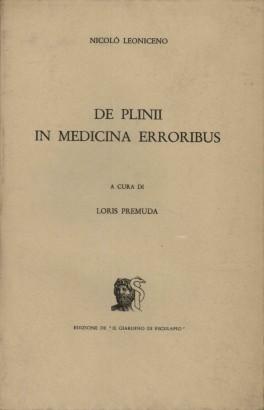 De Plini in medicina erroribus