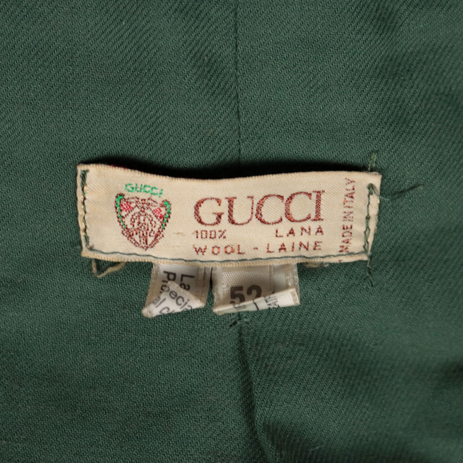 Vintage Gucci Montgomery Tartan Wool UK Size 42