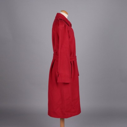 Burberrys Vintage Red Coat