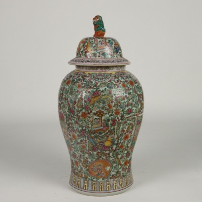 Baluster porcelain vase