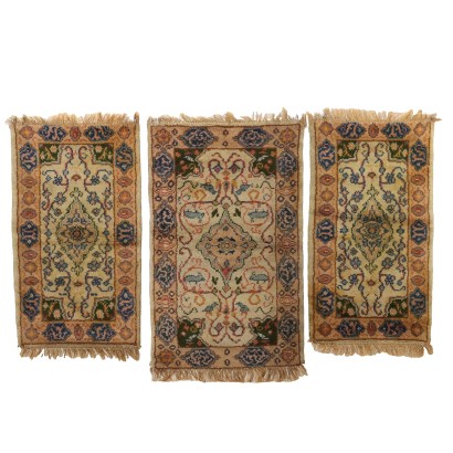 Group of 3 Marrakech Carpets Cotton Wool Heavy Knot 52 x 30 In