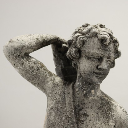 Statue de jardin représentant Apollon