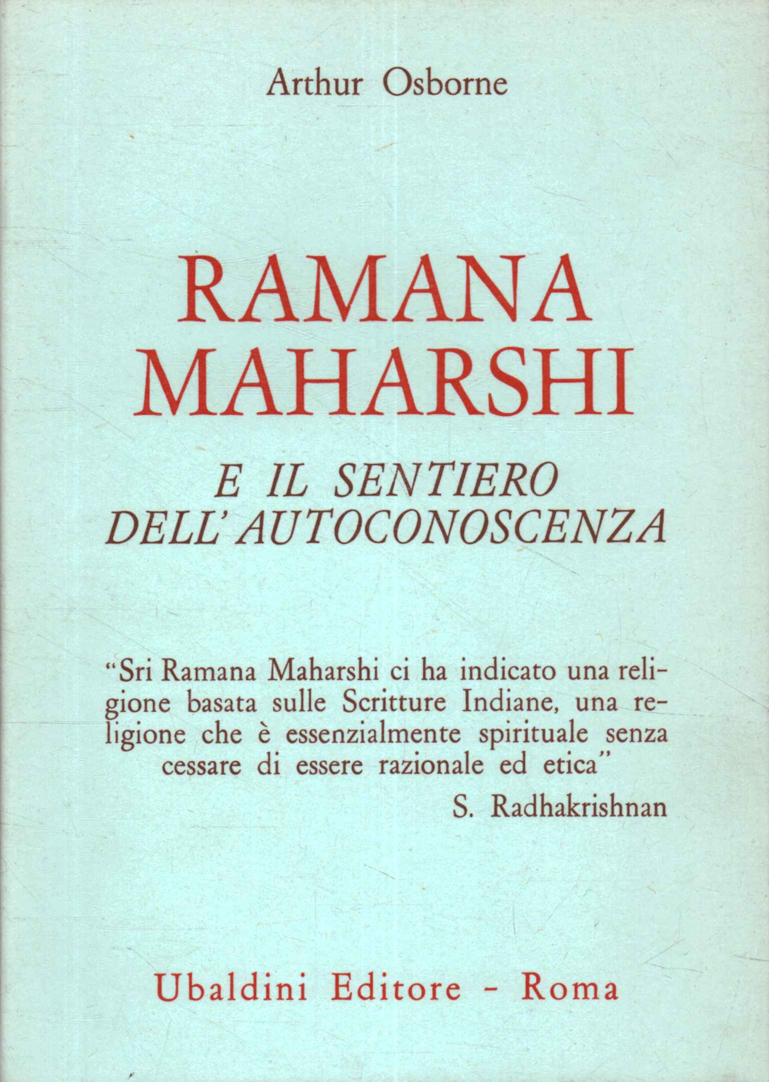 Ramana Maharshi et le chemin de l'apôtre