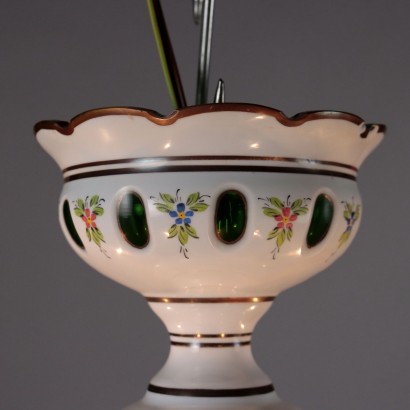 Lustre en verre de Bohême