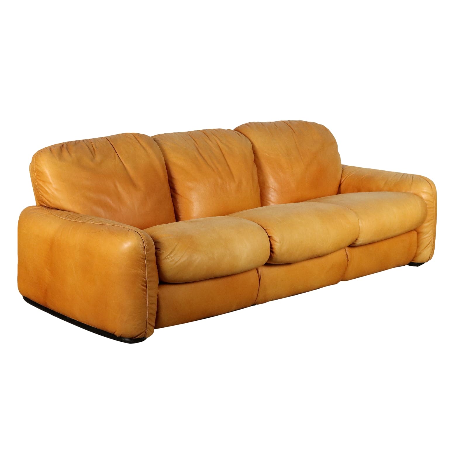 Vintage 1980s Sofa Busnelli Piumotto by A. Arrighi Leather Italy Vintage 1980s Sofa Busnelli Piumotto by A. Arrighi Leather Italy