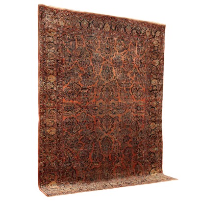 Tapis Ancien Asiatique Coton Laine Noeud Fin 420 x 312 cm
