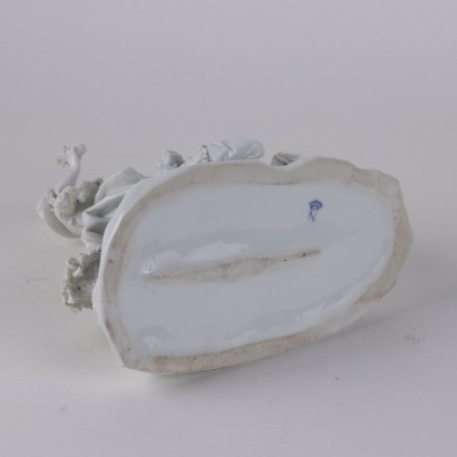 Sculptural Group in White Porcelain Ma
