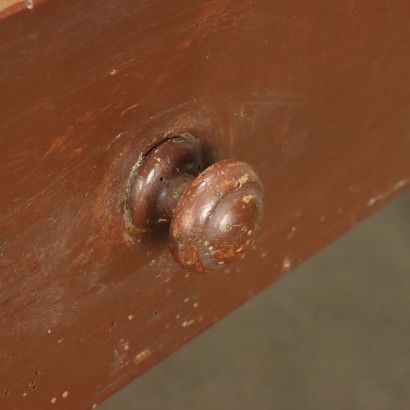 Tisch, Tischplatte aus Kirschholz
