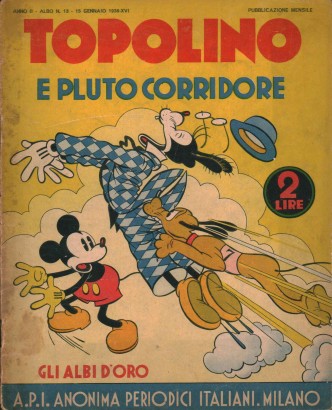 Topolino e Pluto corridore