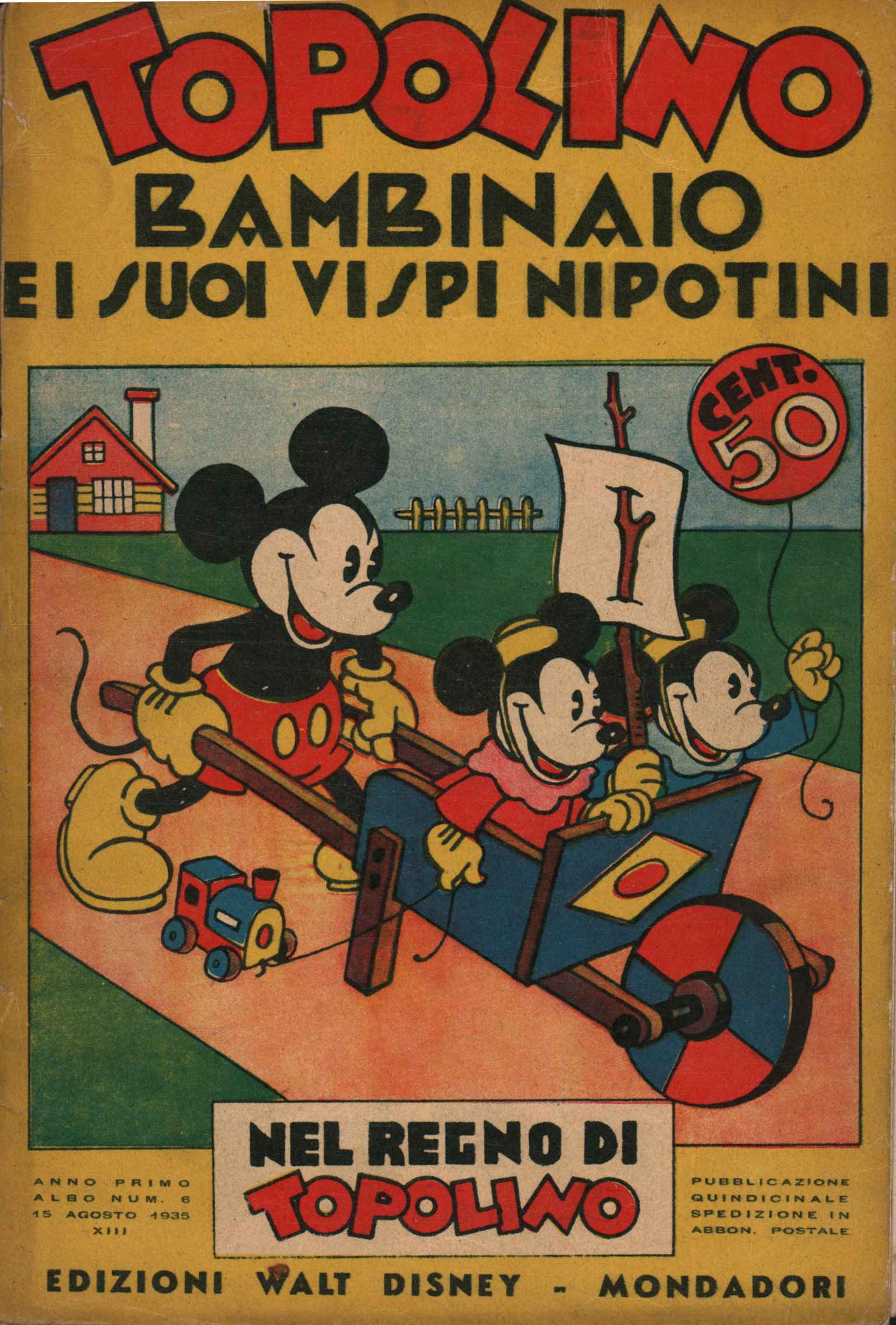 Mickey Mouse l'infirmière et ses neveux pleins d'entrain
