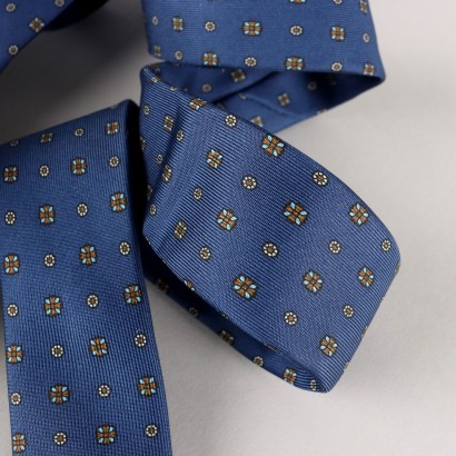 Cravate bleue E. Marinella
