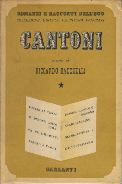 Cantoni, Riccardo Bacchelli