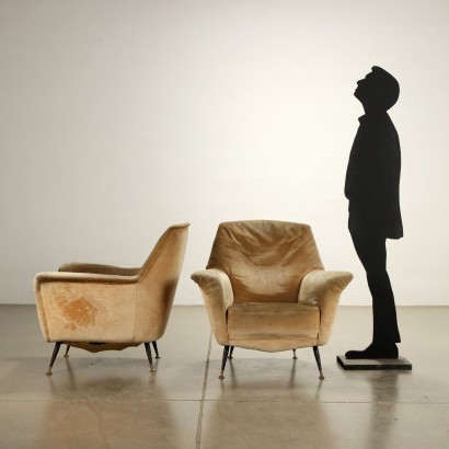 Armchairs from the 50s and 60s