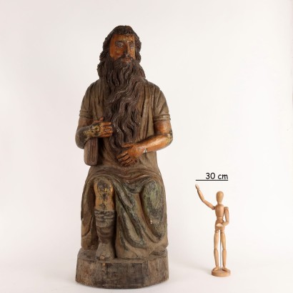 Moses Wooden Statue