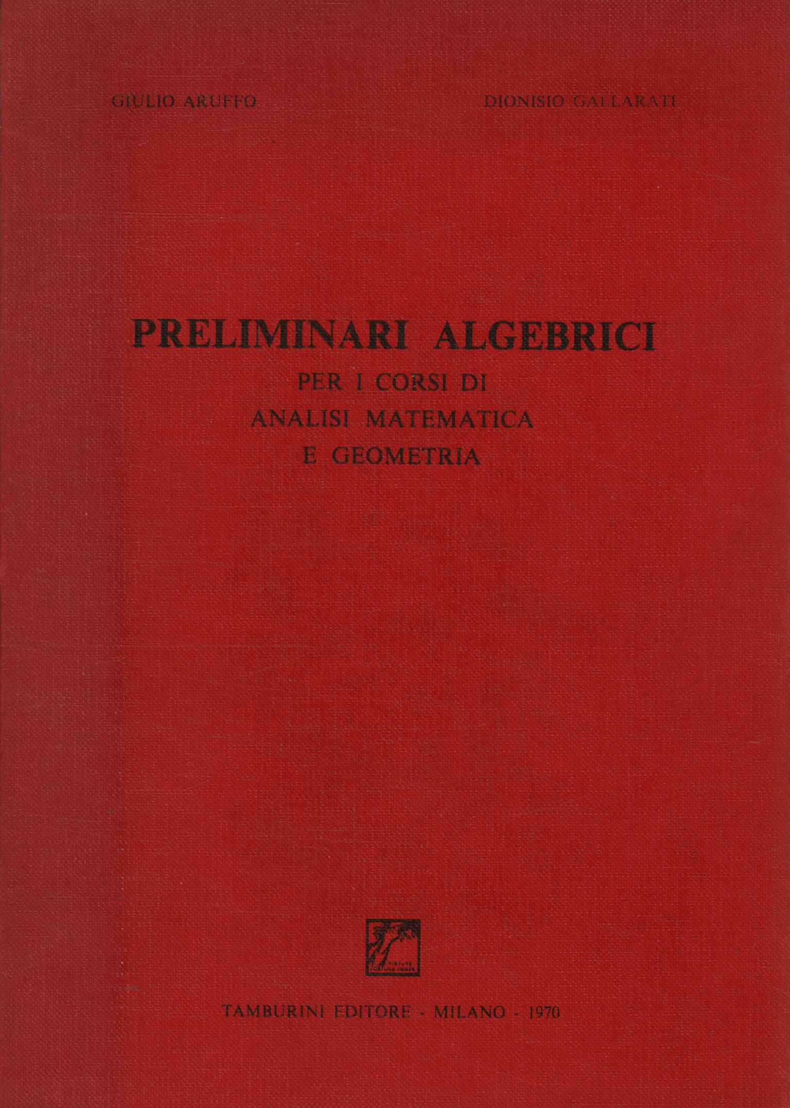 Preliminares algebraicos