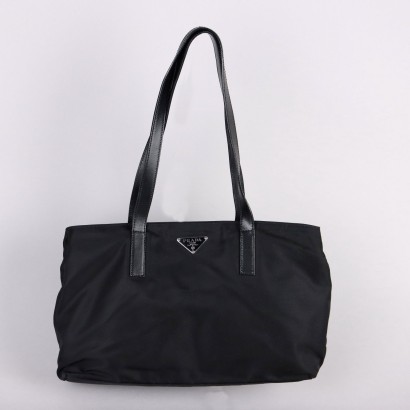 Second Hand Prada Bag Nylon Leather Italy