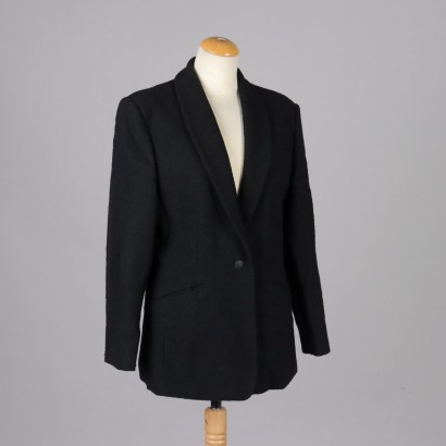 Max Mara Second Hand Blazer Bouclé Wool UK Size 14 Italy