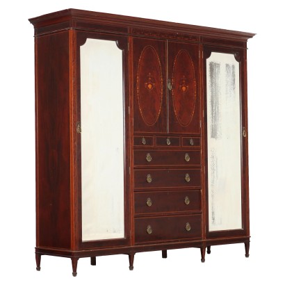 Armoire, armoire édouardienne, armoire édouardienne